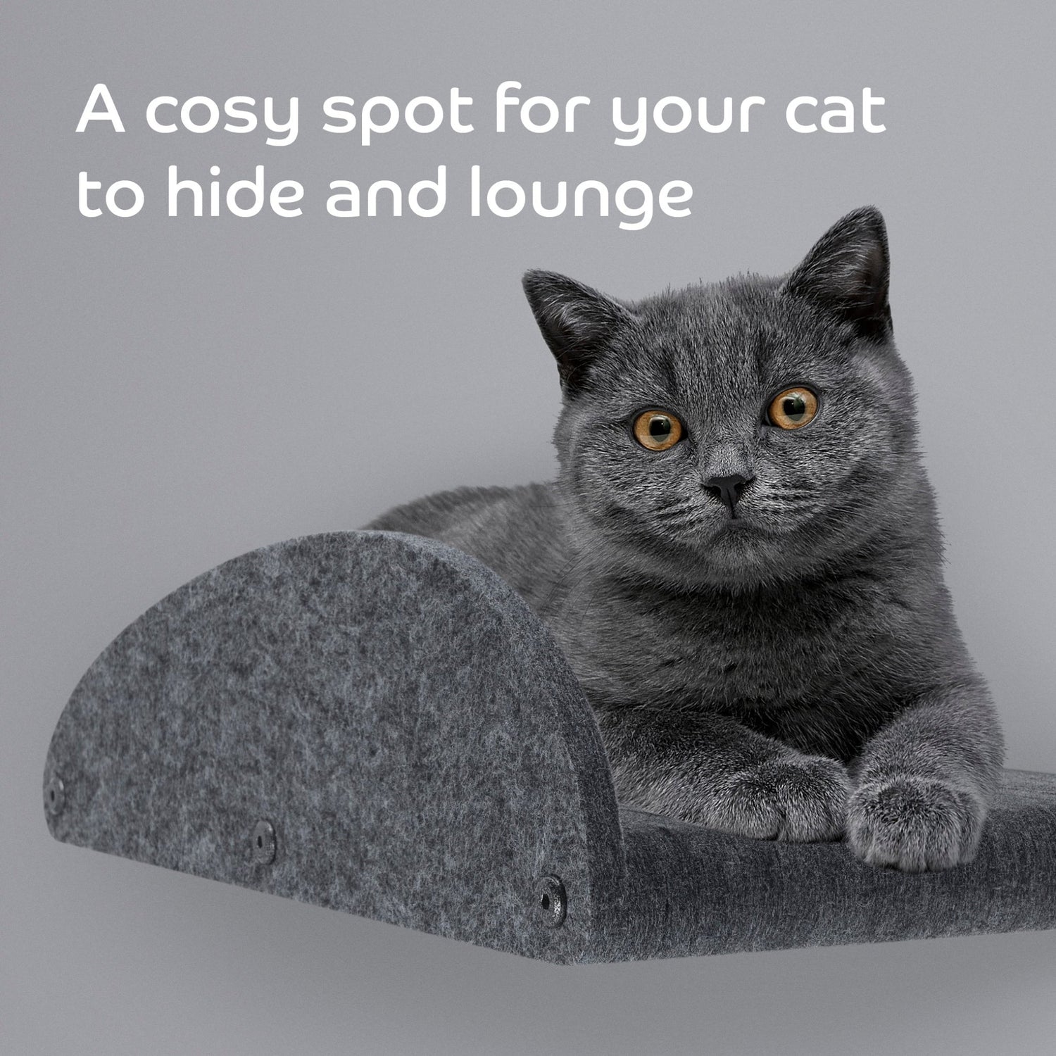 Charcoal Cat Climber Set (4 Shelves) with Facades - Pryde Pets | prydepets.com.au